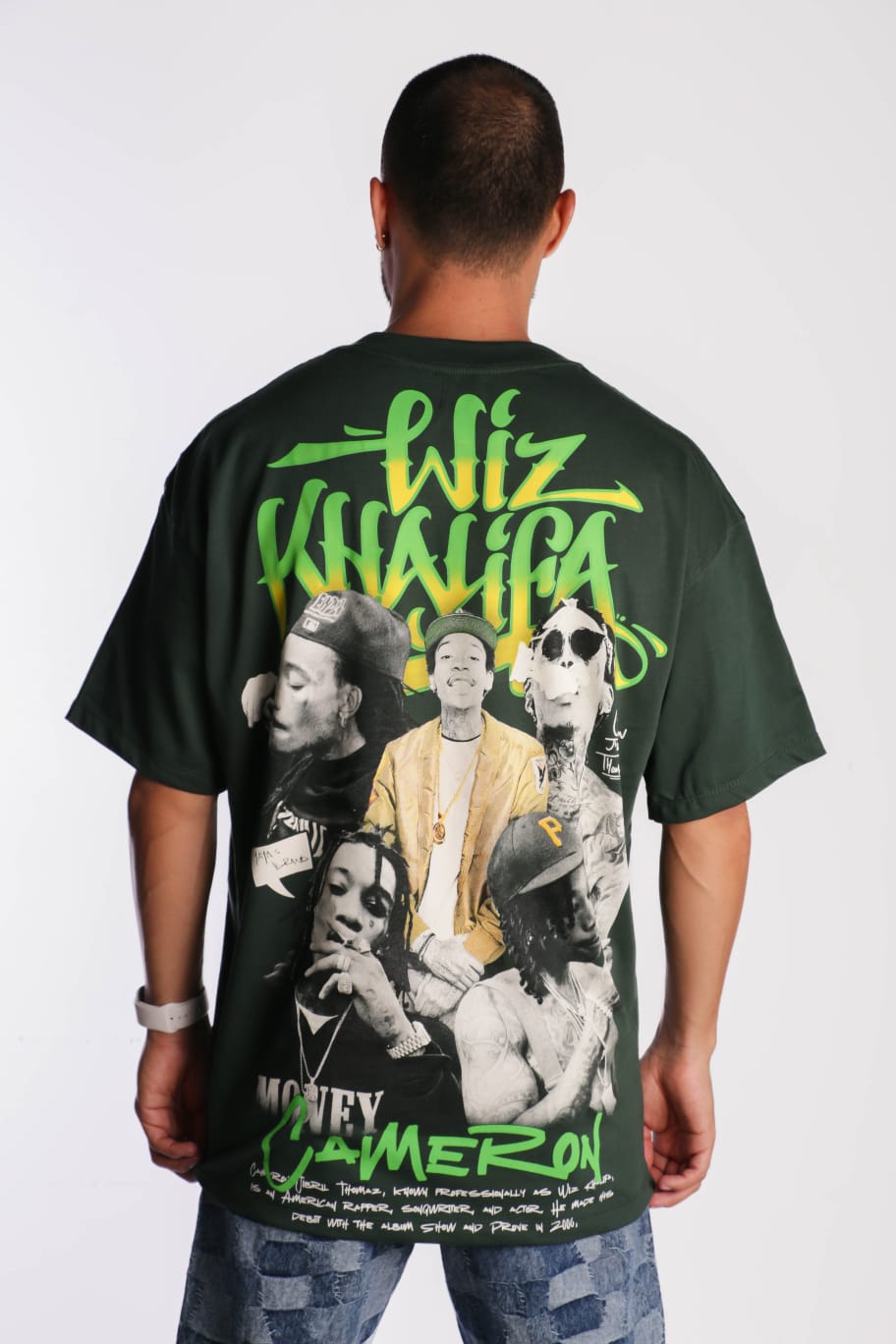 Camiseta Oversize  Alto Gramaje Wiz Khalifa