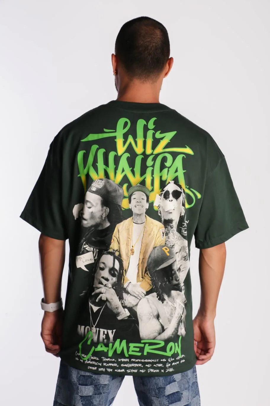 Camiseta Oversize  Alto Gramaje Wiz Khalifa
