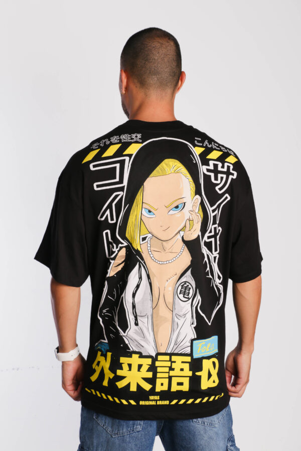 Camiseta Oversize Androide 18
