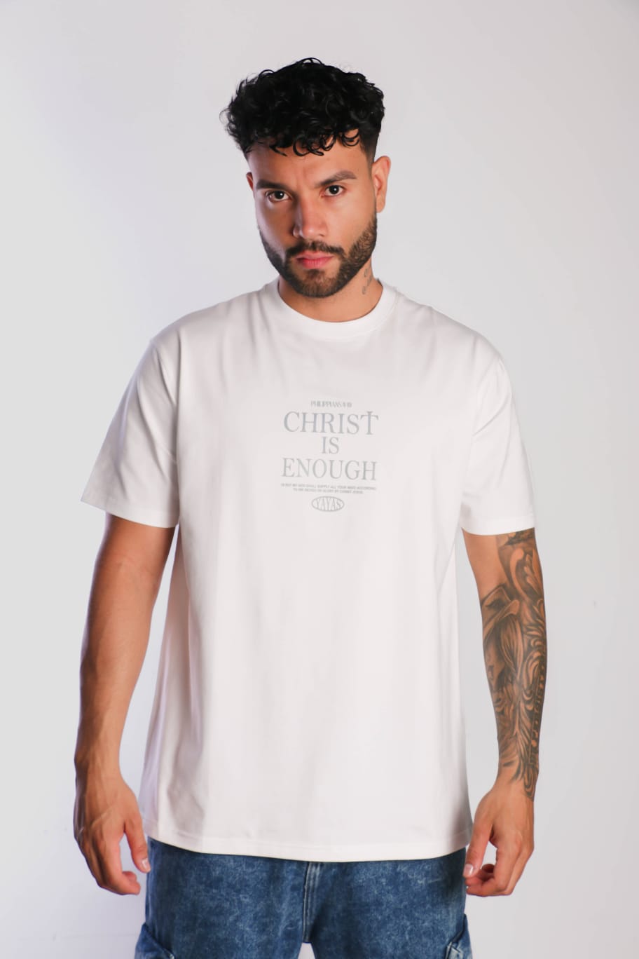 Camiseta Regular Tela Fría Christ Is Enough