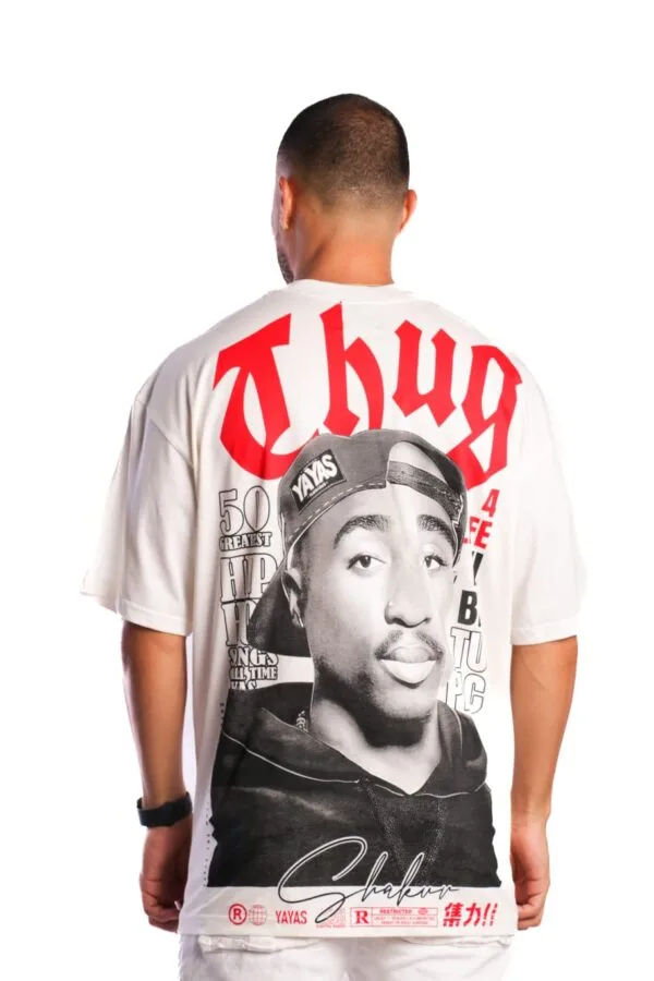 Camiseta Oversize Thug 2Pac
