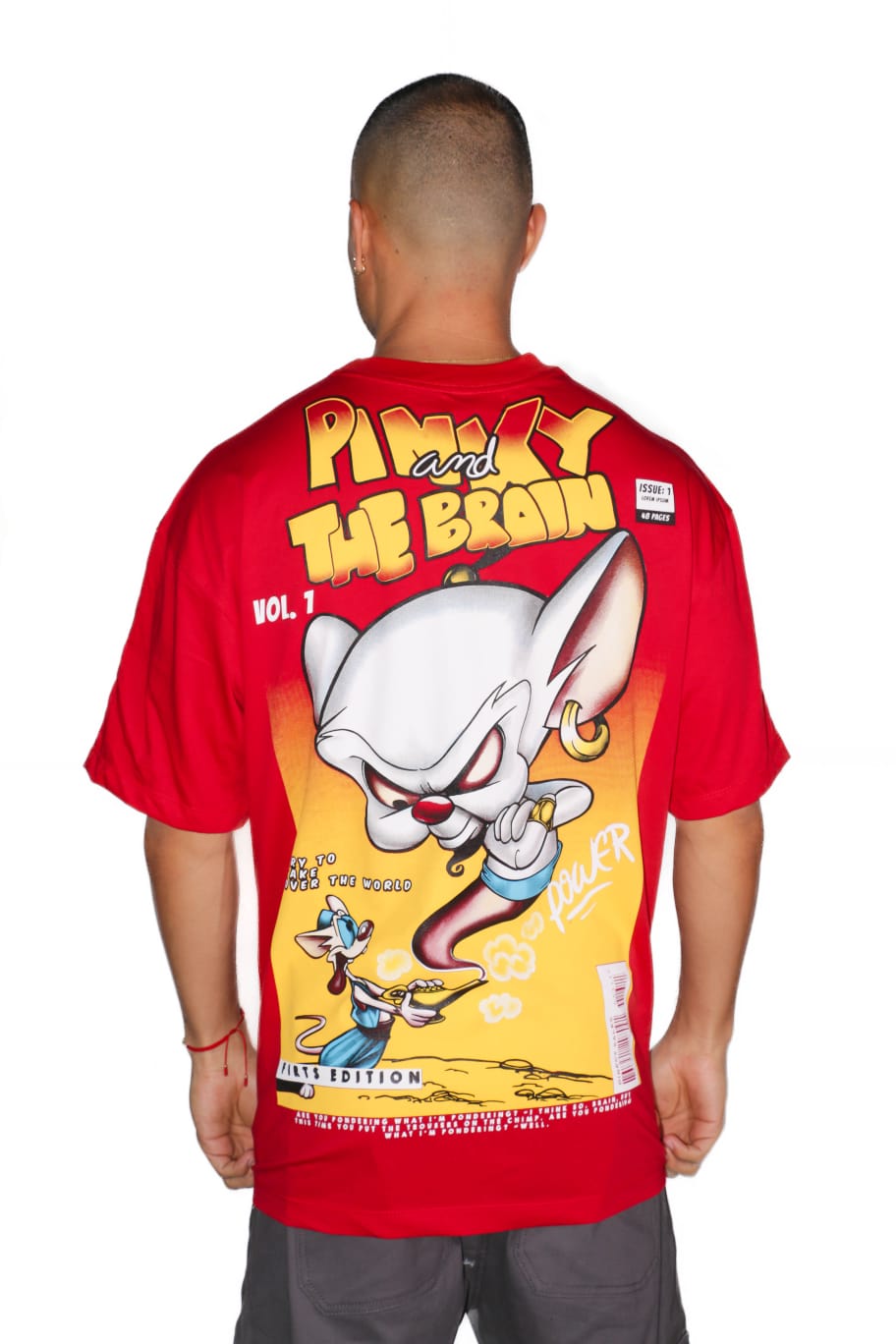Camiseta Oversize Pinky And The Brain