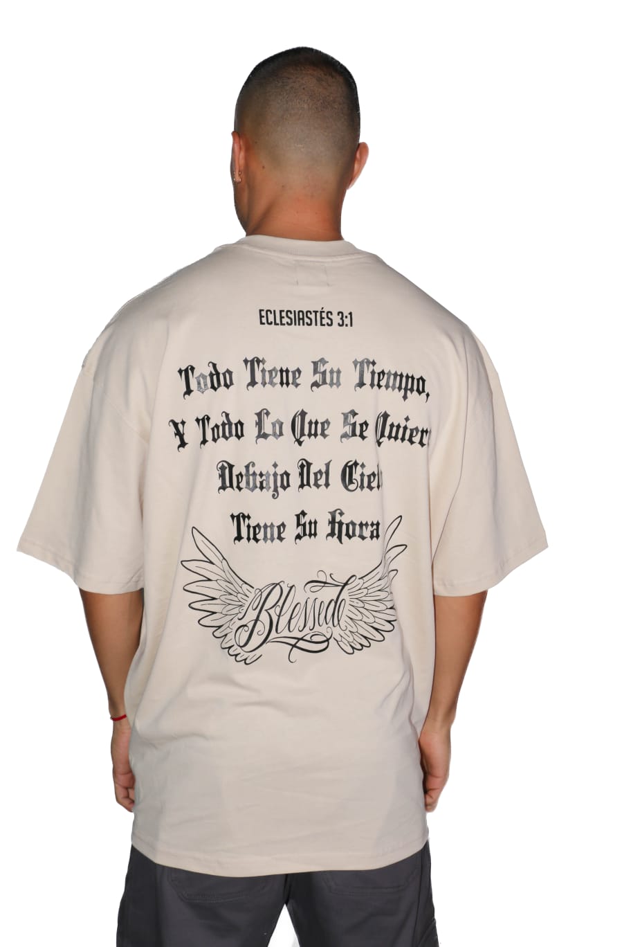 Camiseta Oversize Alto Gramaje Eclesiastes 3:1