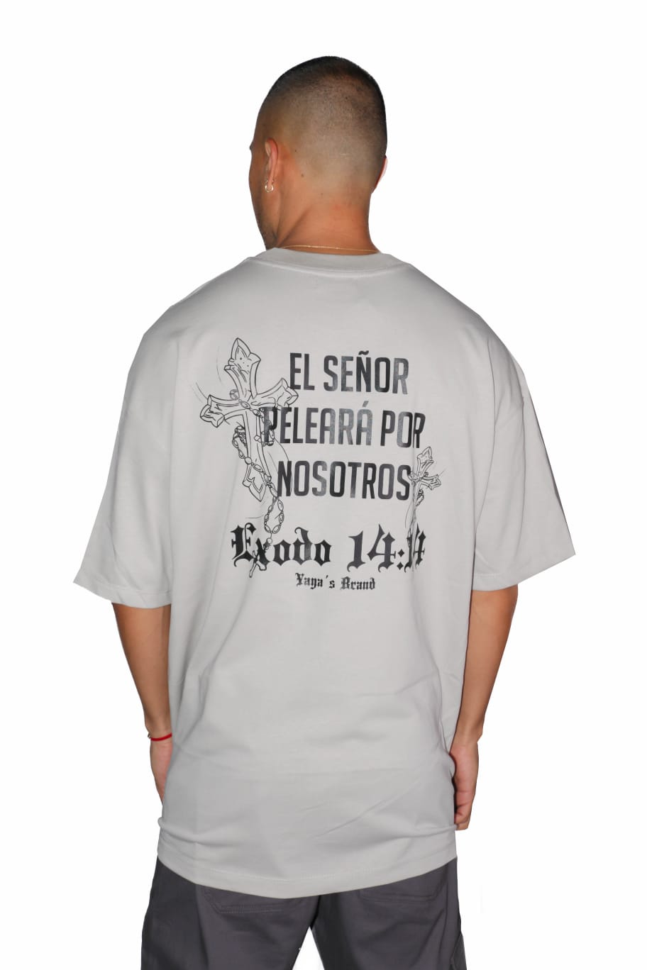 Camiseta Oversize Alto Gramaje Exodo 14:14