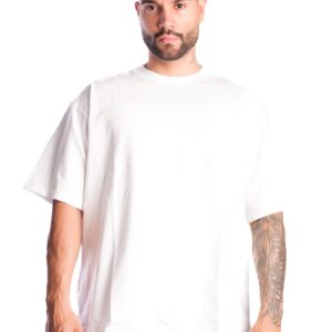 Camiseta Oversize Básica Tela Fría Blanca