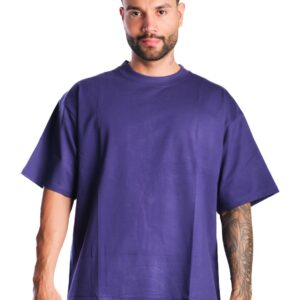 Camiseta Oversize Básica Tela Fría Azul