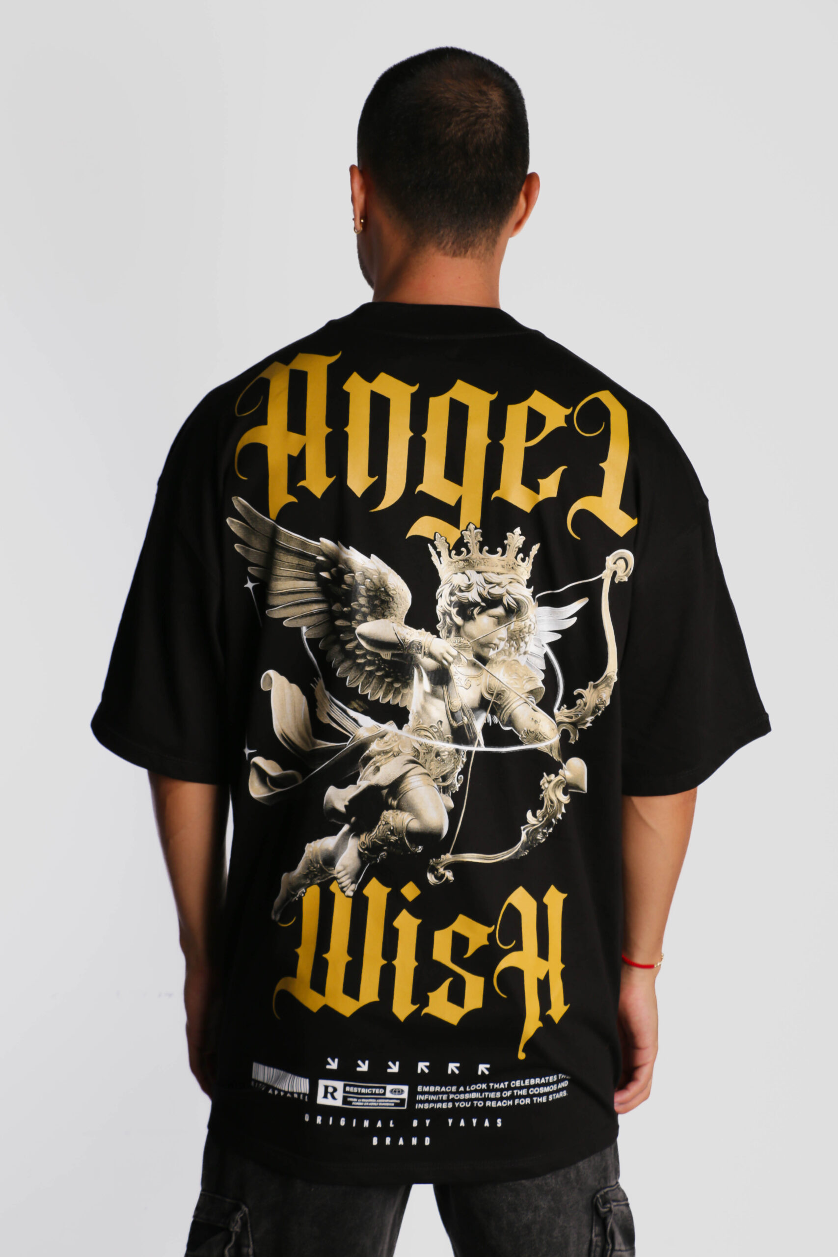 Camiseta Oversize Alto Gramaje 210 Angel Wish