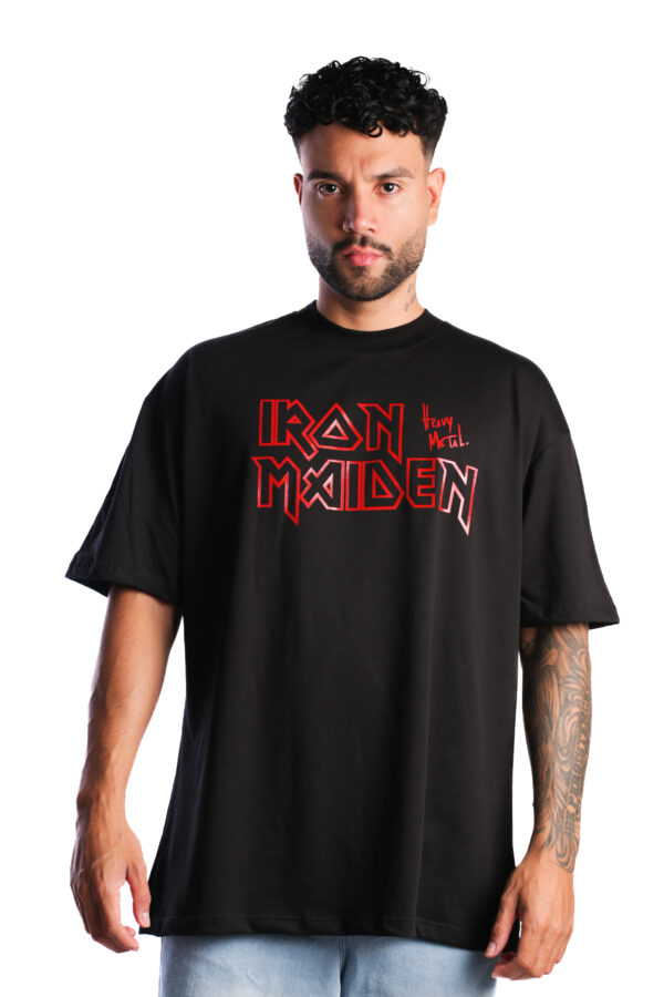 Camiseta Oversize Iron Maiden - Imagen 2