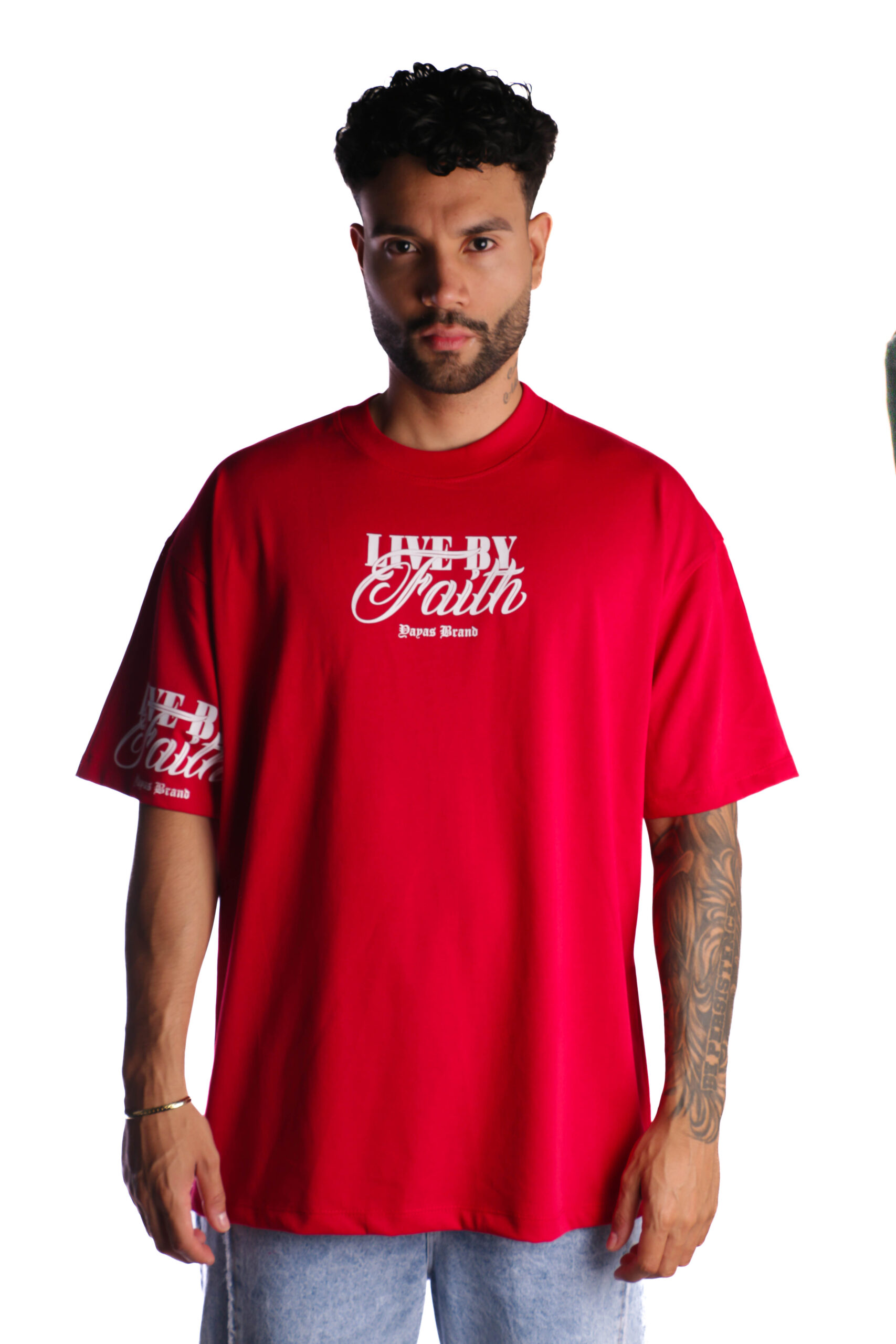 Camiseta Oversize Alto Gramaje 210 Life By Faith