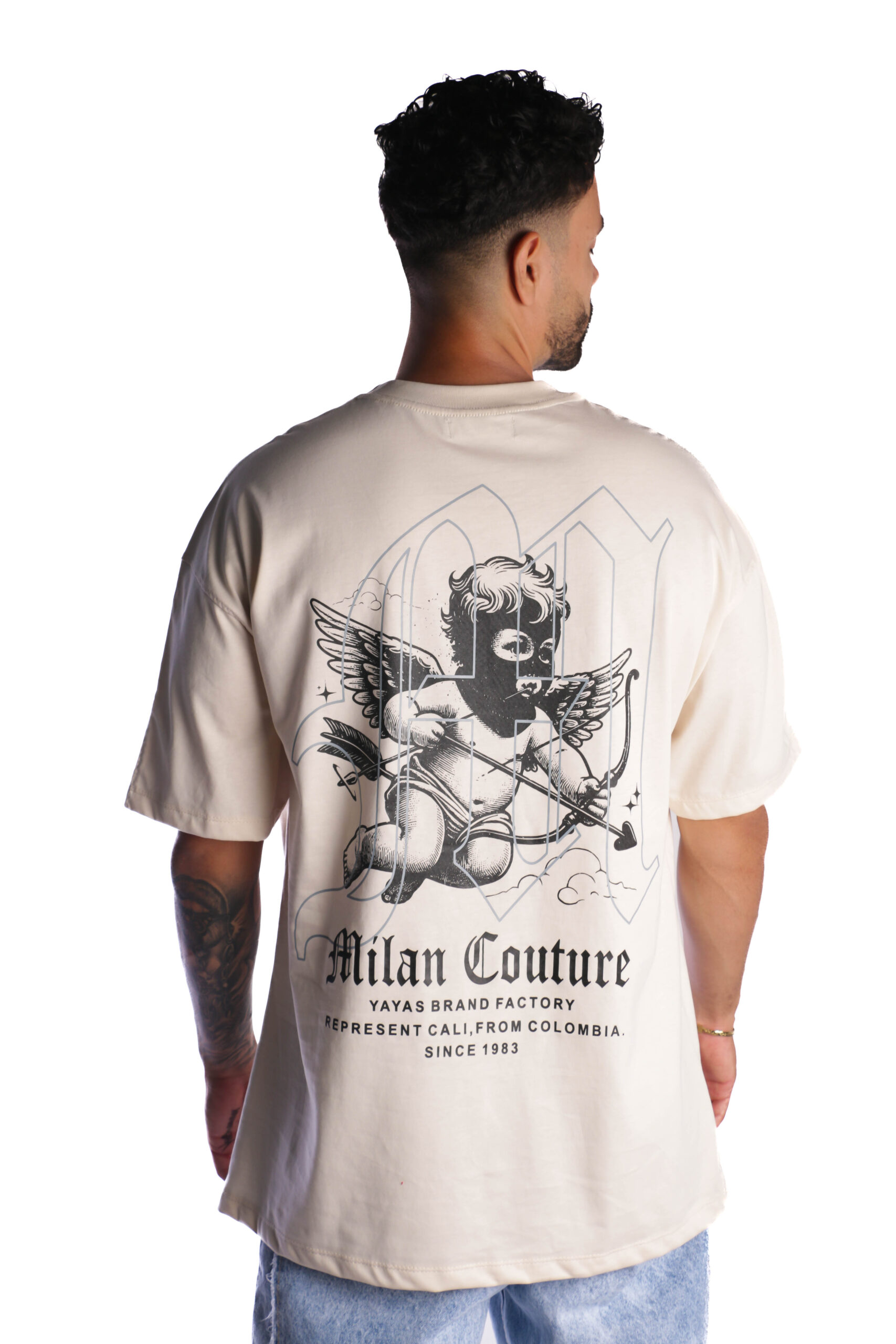 Camiseta Oversize Alto Gramaje 210 Milan Couture