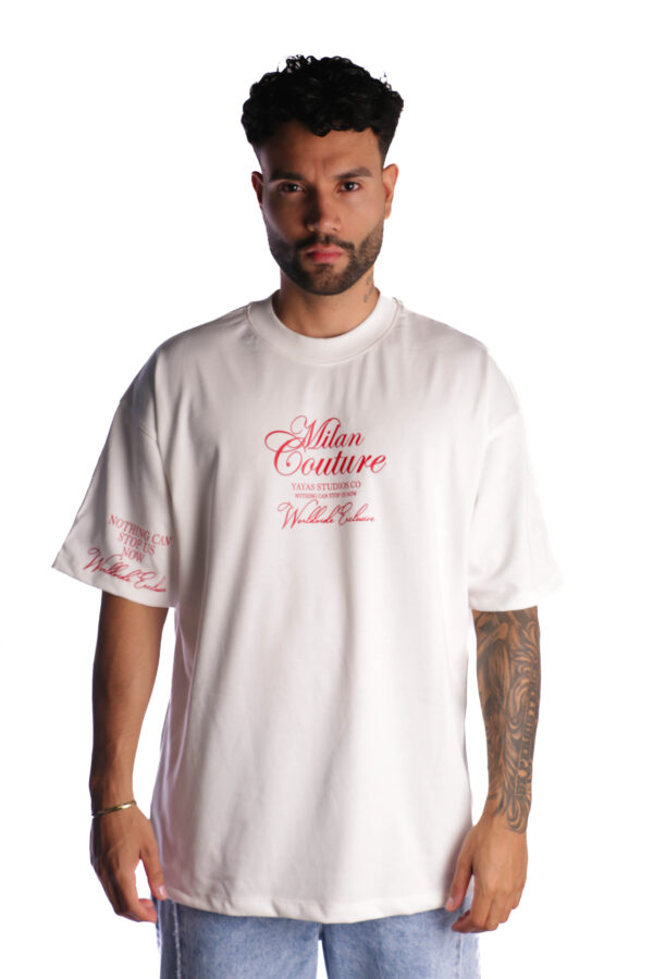 Camiseta Oversize Alto Gramaje 240 GR Milan Couture - Imagen 2