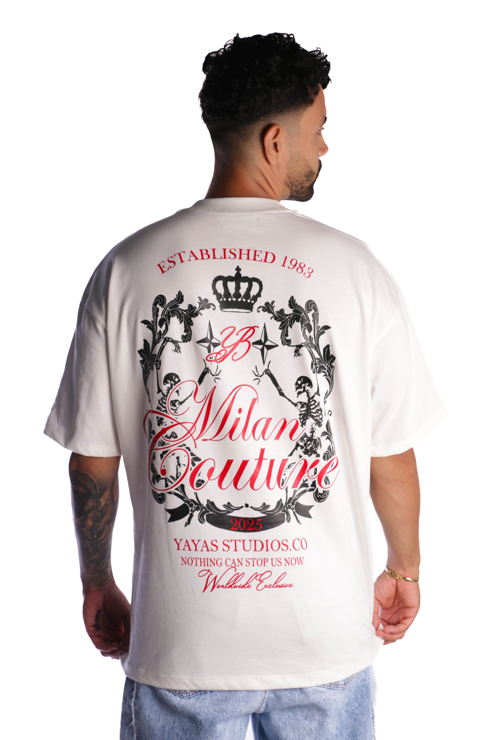 Camiseta Oversize Alto Gramaje 240 GR Milan Couture