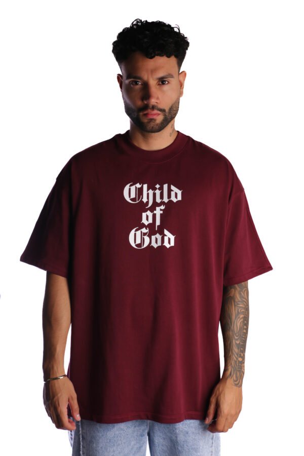 Camiseta Oversize Alto Gramaje 240 GR Child Of God - Imagen 2