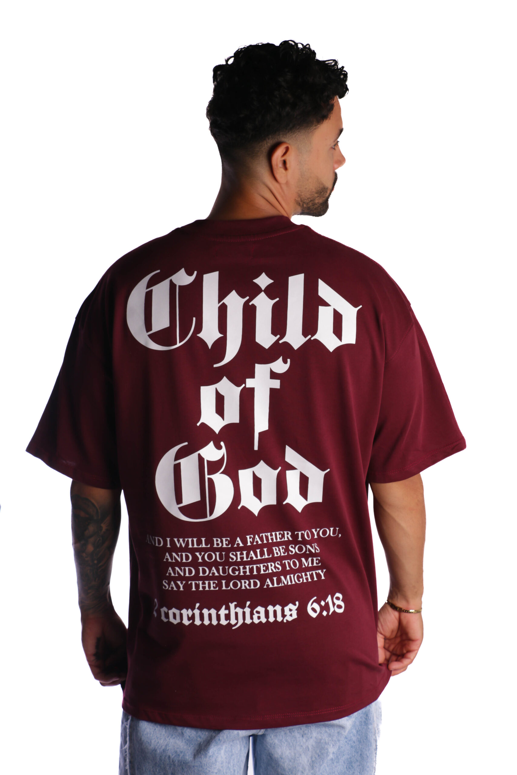 Camiseta Oversize Alto Gramaje 240 GR Child Of God
