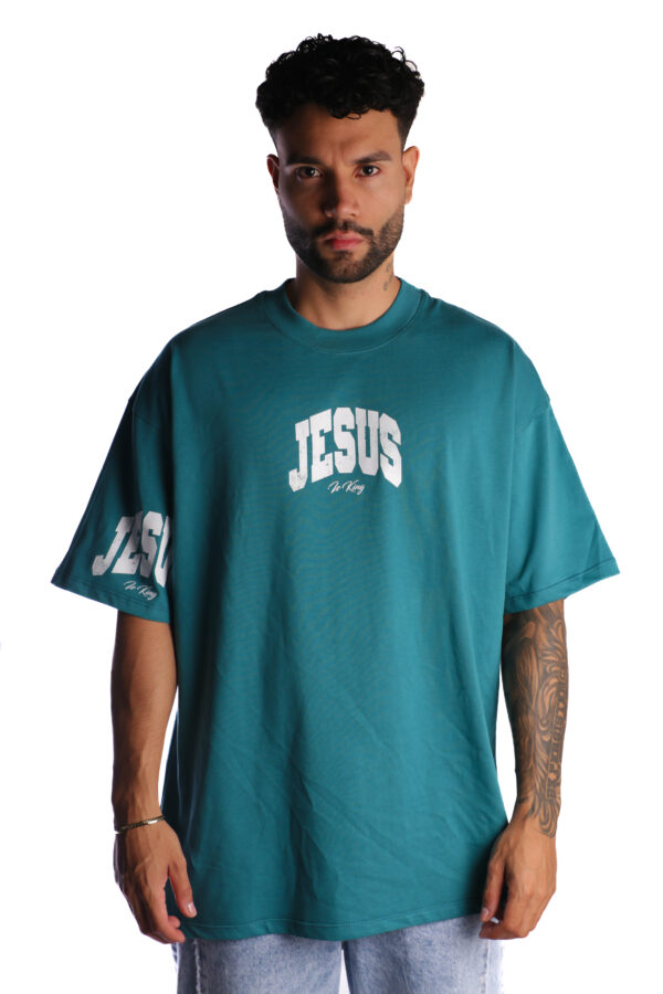 Camiseta Oversize Alto Gramaje 240 GR Jesus - Imagen 2