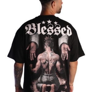 Camiseta Oversize Alto Gramaje 210 Blessed