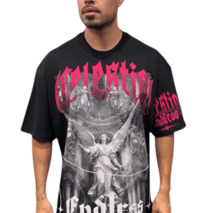 Camiseta Oversize Alto Gramaje 220 Celestial