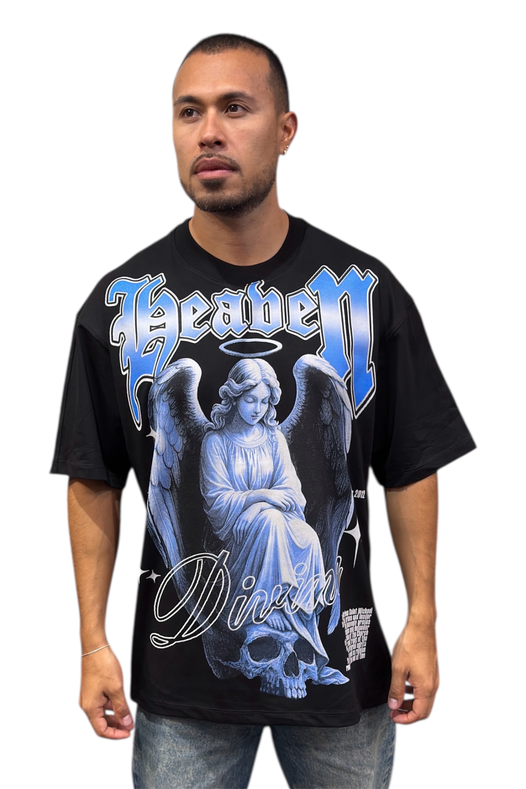 Camiseta Oversize Alto Gramaje 220 Heaven