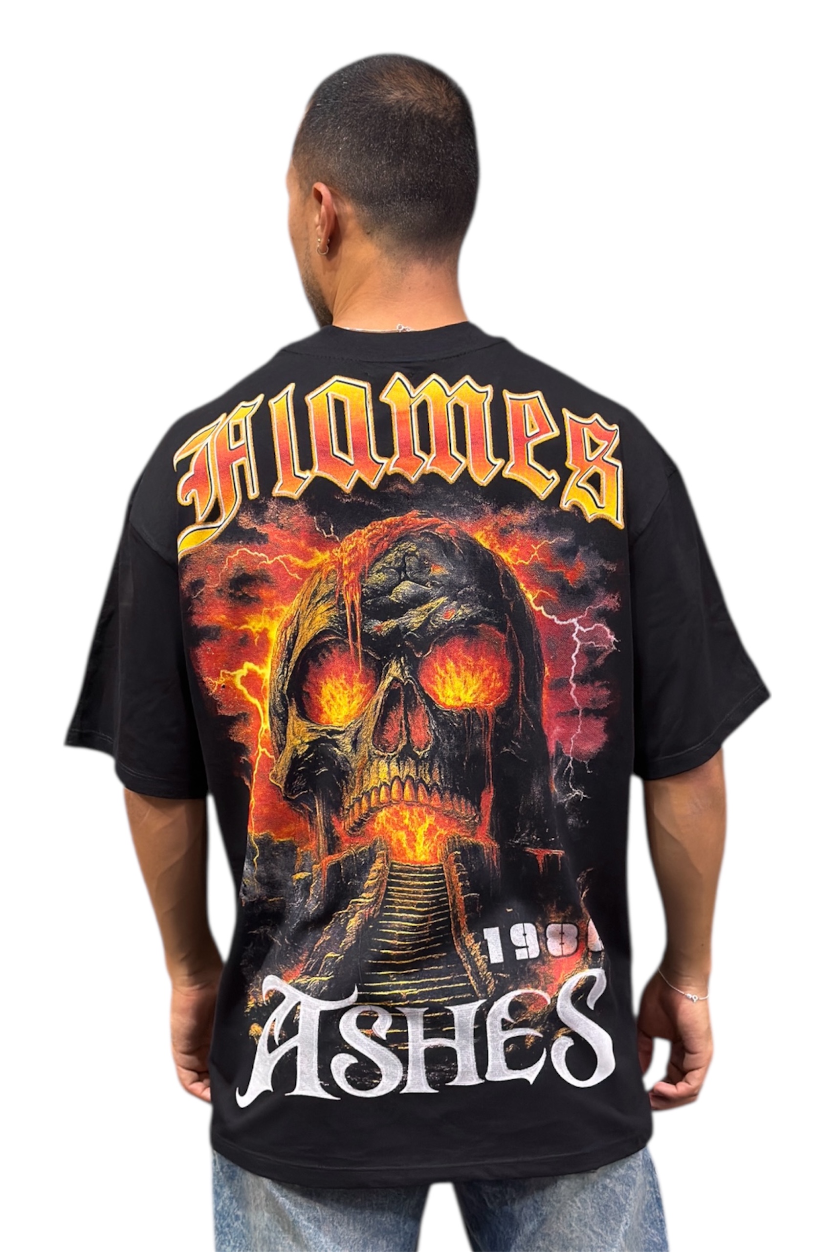 Camiseta Oversize Alto Gramaje 220 Flames