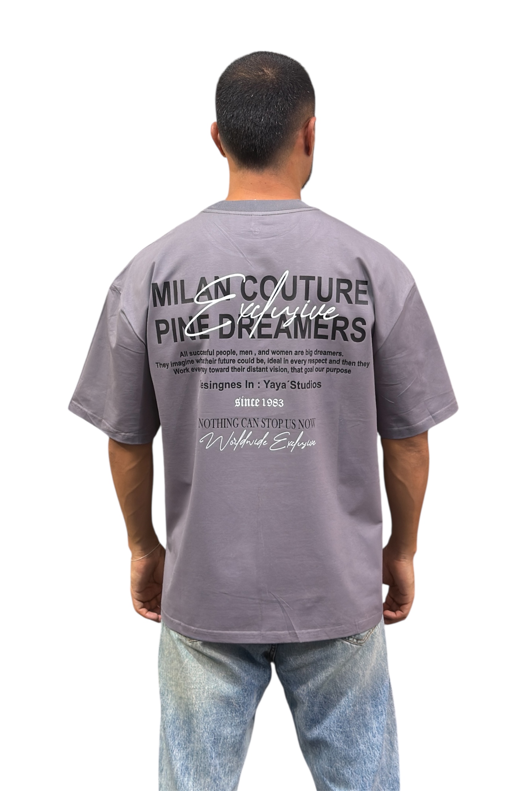 Camiseta Oversize Tela Fría 250 Milan Couture