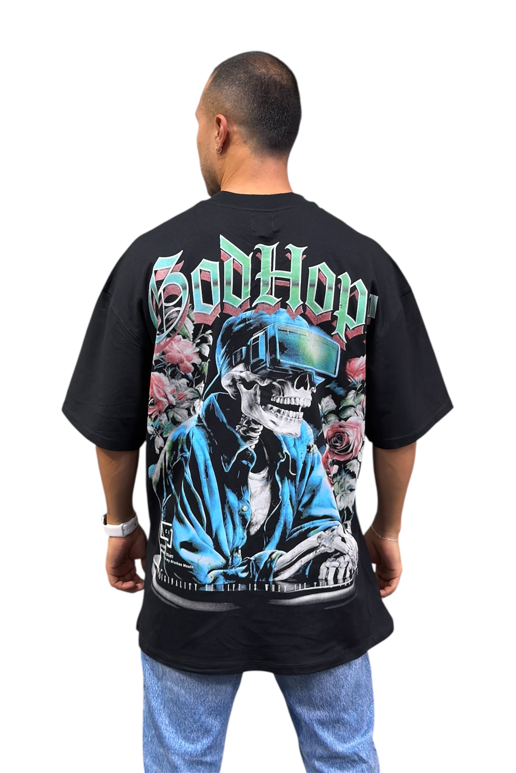 Camiseta Oversize Alto Gramaje 220 God Hope