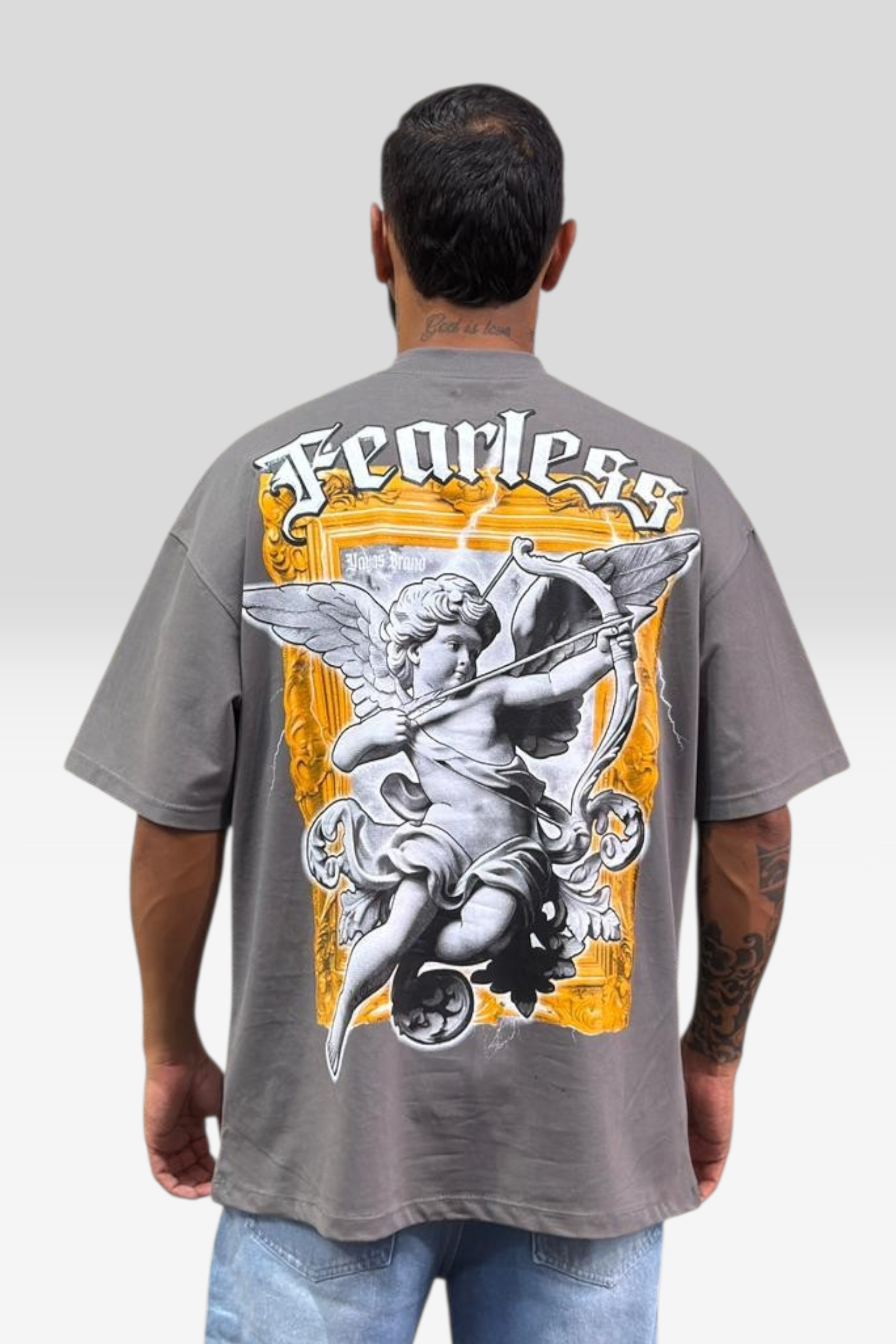 Camiseta Oversize Alto Gramaje 250 Fearless