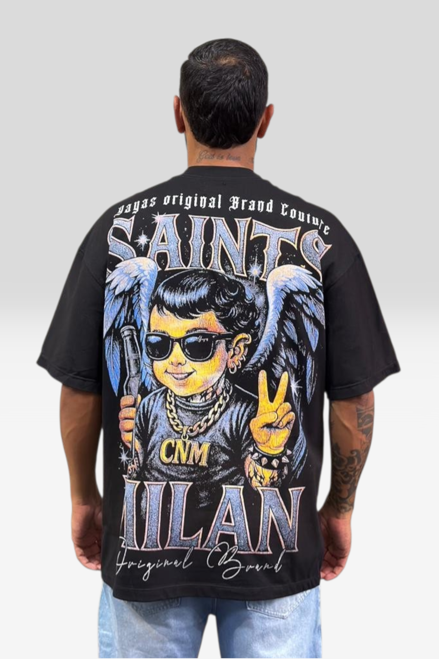 Camiseta Oversize Alto Gramaje 220 Saint Milan