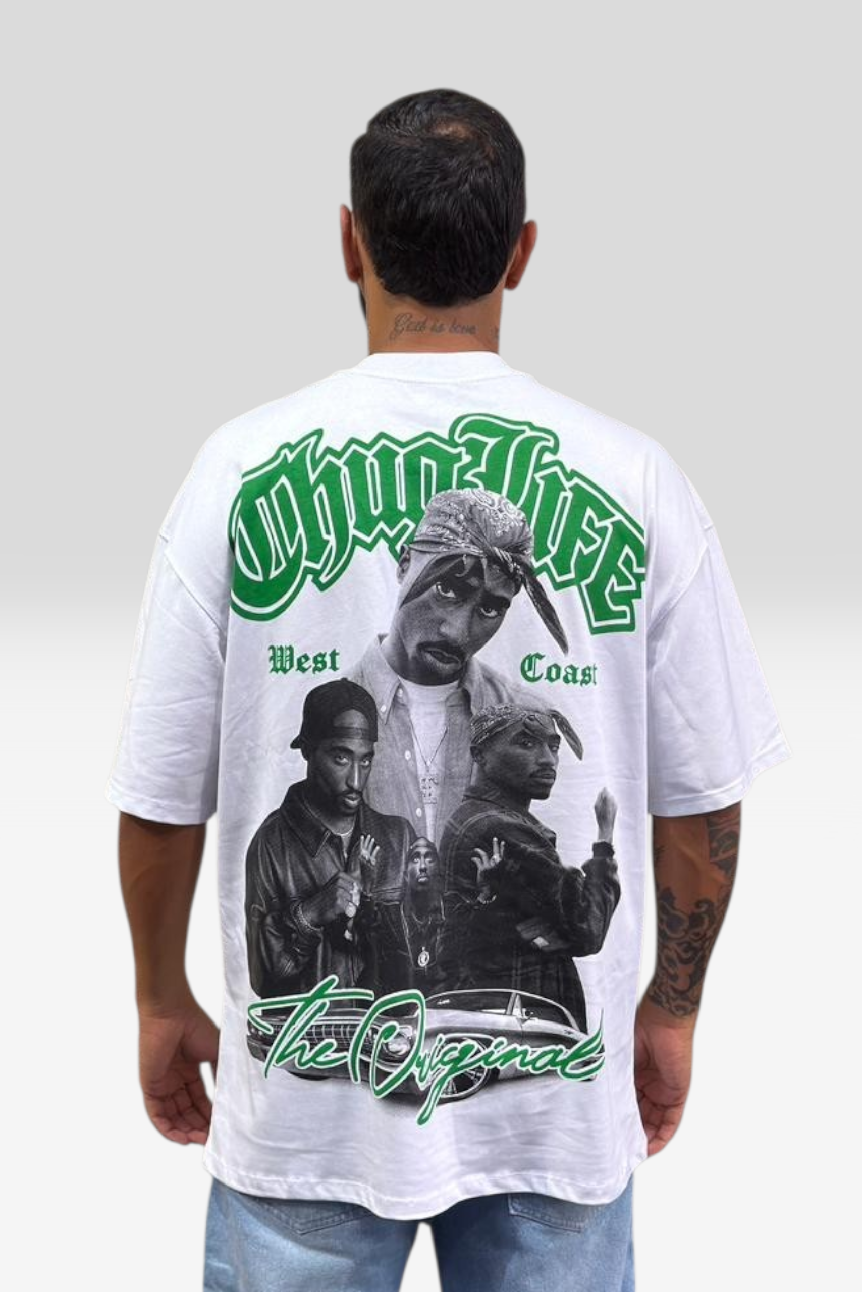 Camiseta Oversize Alto Gramaje 250 Thuglife
