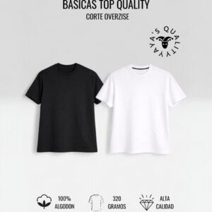 Pack Oversize Básica Premium 320 Gr