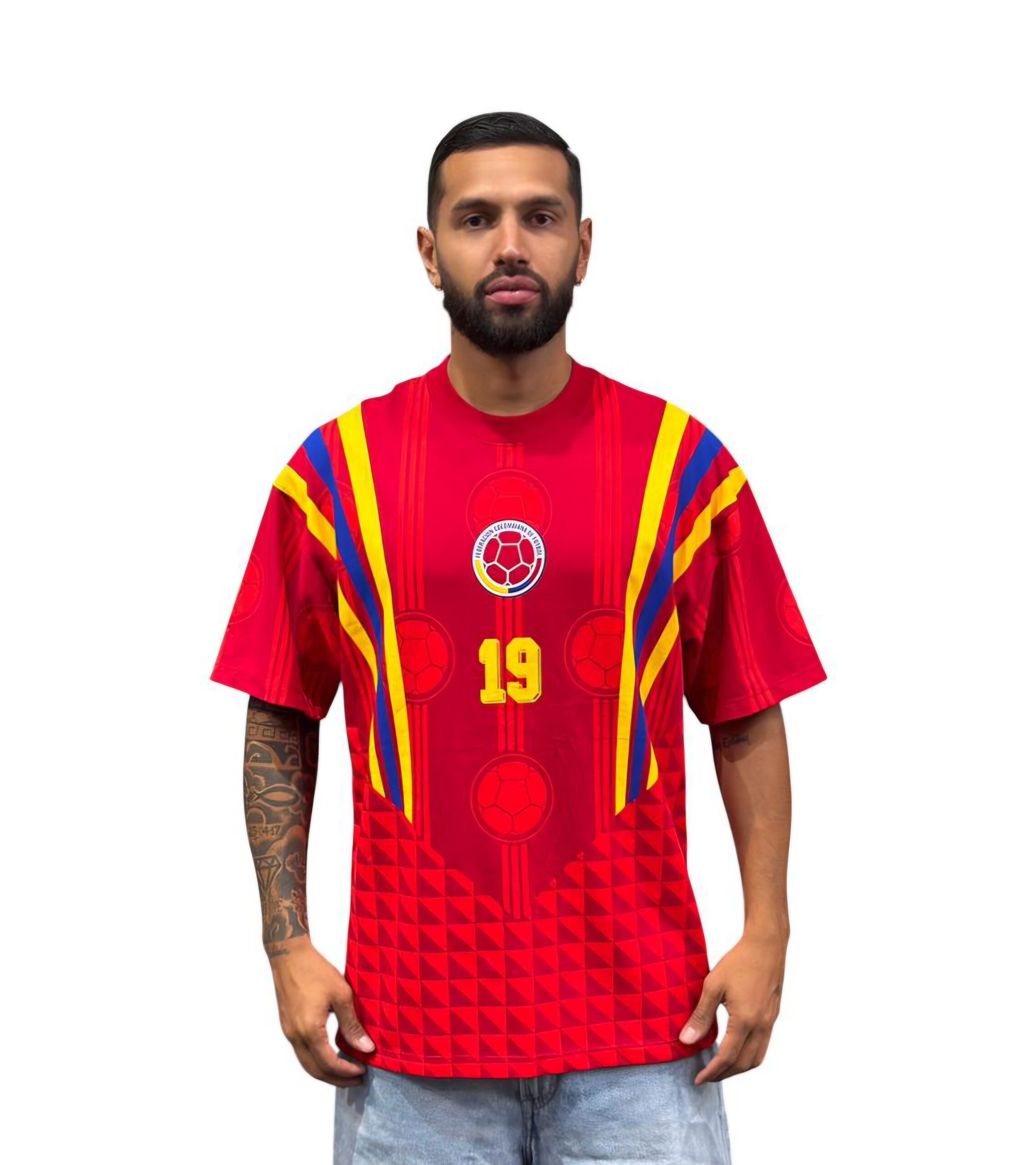 Oversize Alto Gramaje Edición Especial Selección Colombia Freddy Rincon 🇨🇴