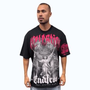 Camiseta Oversize Alto Gramaje 220 Celestial