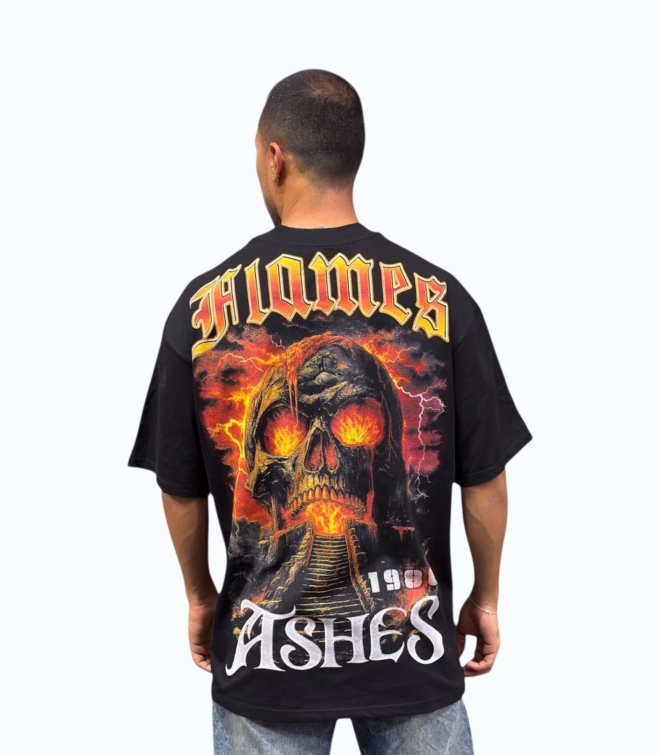 Camiseta Oversize Alto Gramaje 220 Flames