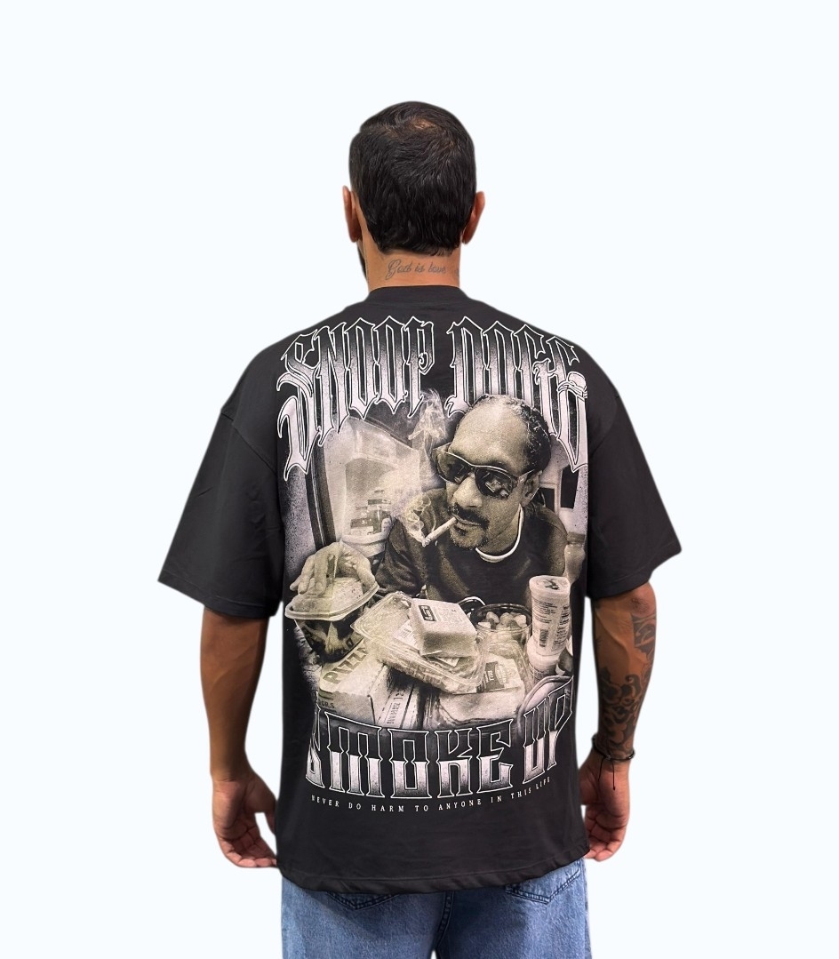 Camiseta Oversize Alto Gramaje SNOOP DOGG