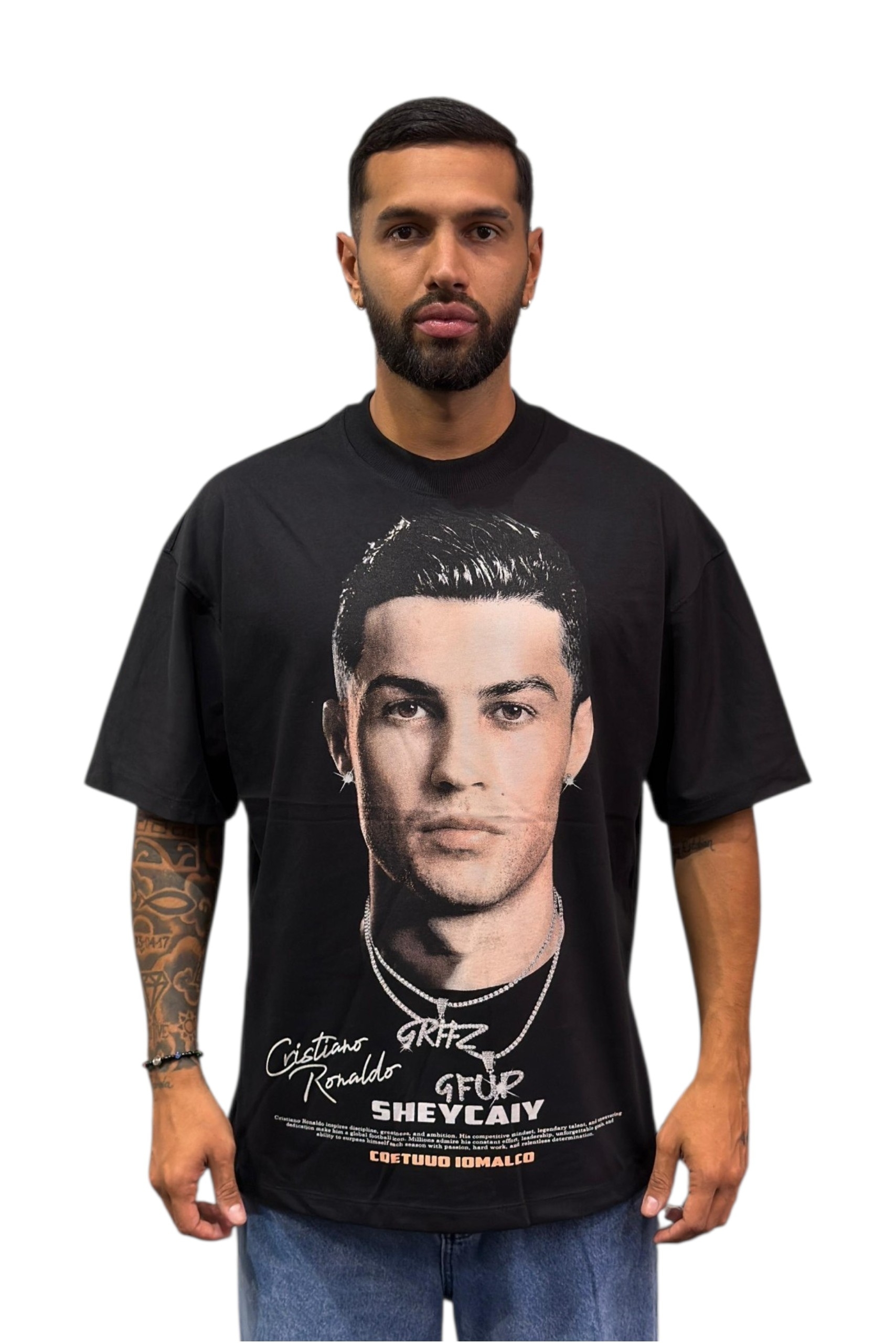 Camiseta Oversize Alto Gramaje 250 CR7