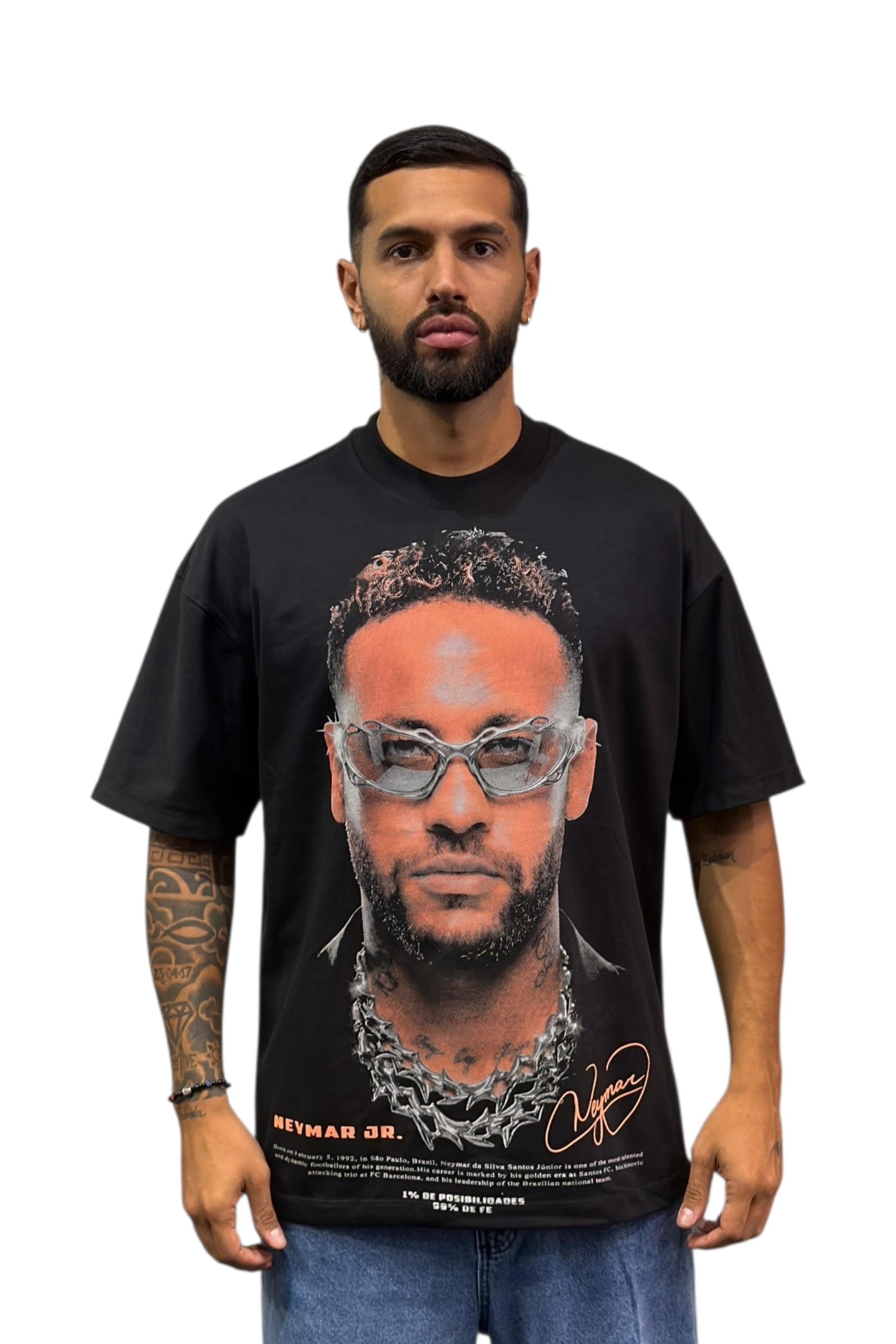 Camiseta Oversize Alto Gramaje 250 Neymar 11