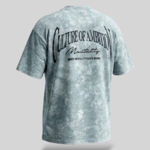 Camiseta Oversize Acidwash Culture Of Ambition