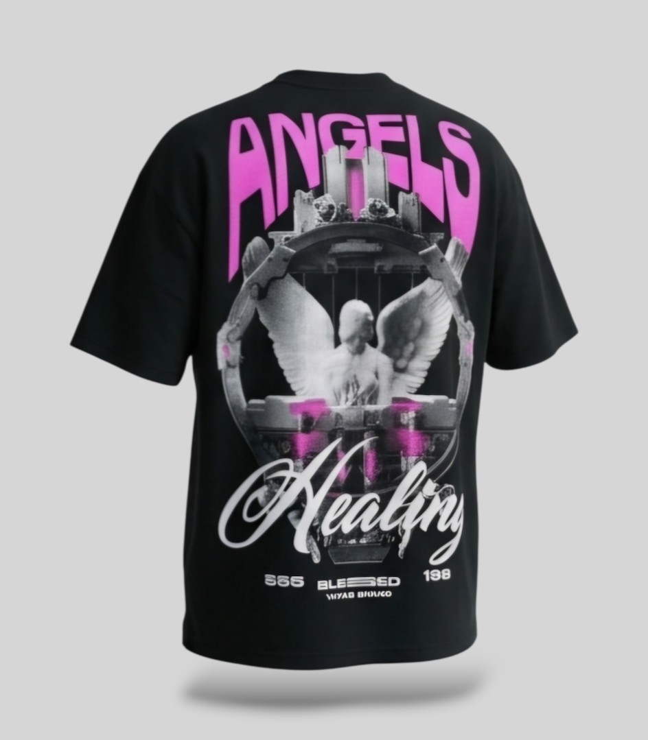 Camiseta Oversize Alto Gramaje Premium Angels
