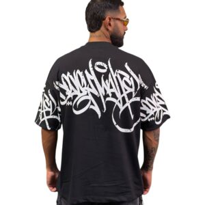 Camiseta Oversize Alto Gramaje Premium Graffiti